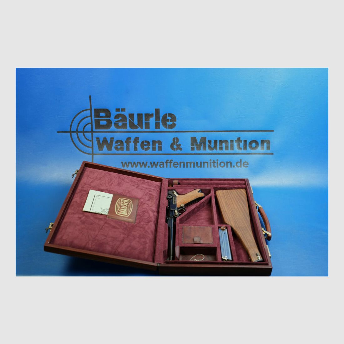 Mauser Parabellum Erinnerungsmodell Lange Pistole 08 (Ari 08) 9mmLuger