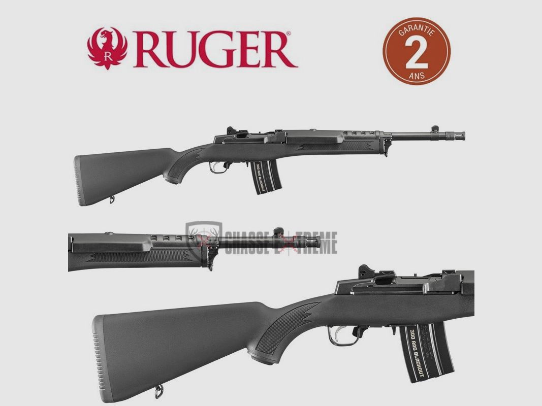 Repetierbüchse RUGER MINI-14 Tactical 16,12" 20 Schuss Kaliber 300 Blk mit Mündungsfeuerdämpfer, Bild 1 von 4