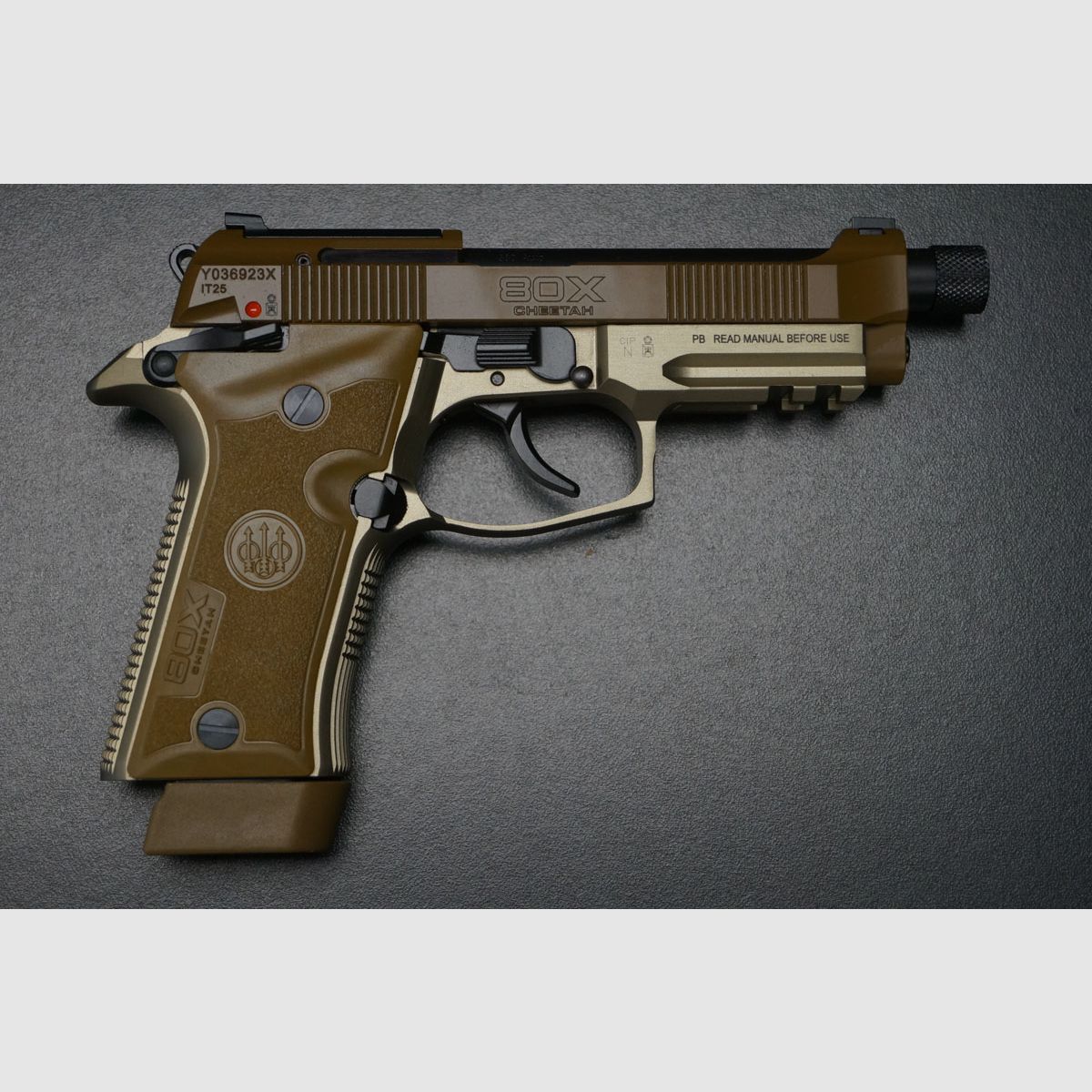 Beretta 80X Cheetah Tactical FDE 380 Auto, afbeelding 1 van 7