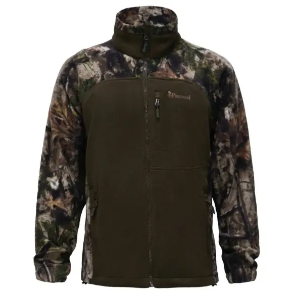 Pinewood Oviken Camou Green Fleece Jacket Men, image 1 of 4