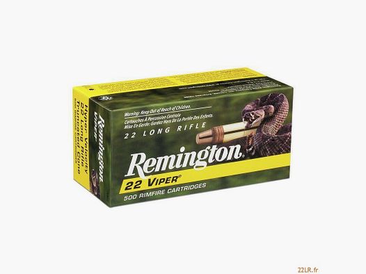 Balle 22 LR Remington Viper Hyper Velocity – 36Gr