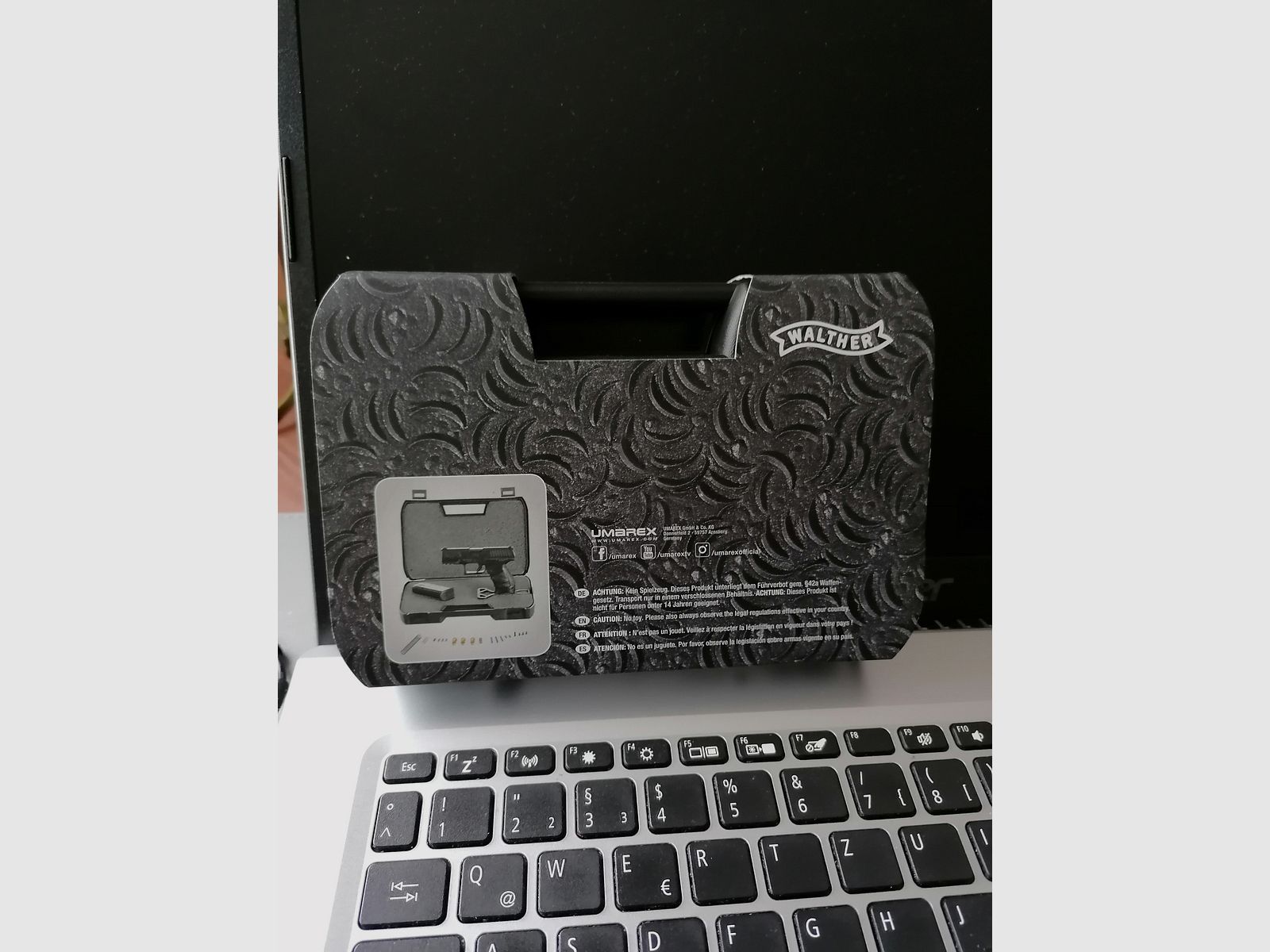 Miniature model Walther PPQ M2 - scale 1:2