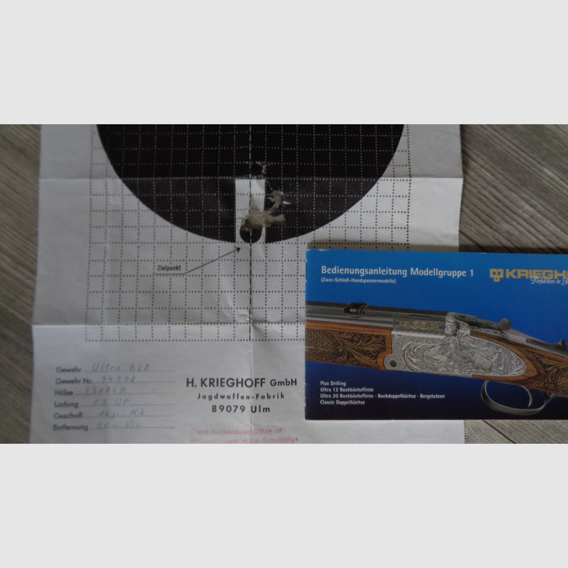 Krieghoff Ultra Bockdoppelbüchse (BDB) Doppelbüchse (DB)Kaliber 9,3x74 R Luxus ink.  Schwenkmontage und  montierten Premium-Zielfernrohr Leica Fortis 6 1,8-12x42i , Bild 12 von 12