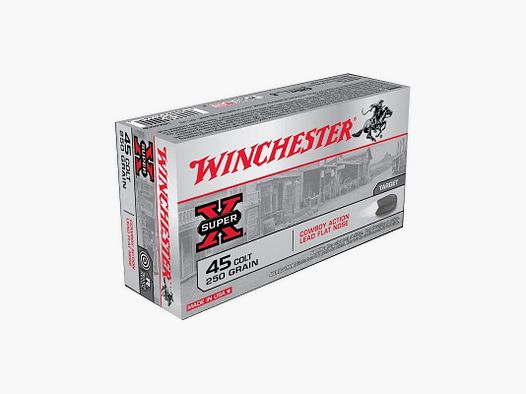 BOX MIT 50 PATRONEN 45COLT WINCHESTER PI COWBOY 250G BLEI