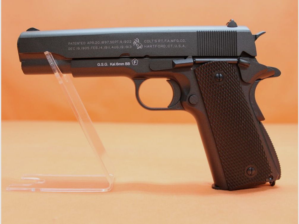 KWC. Airsoft CO2BB 6mm(Bullet) Colt® M1911A1 Pistole System CO2-Blow-Back (Semi-Auto)/ BAX S