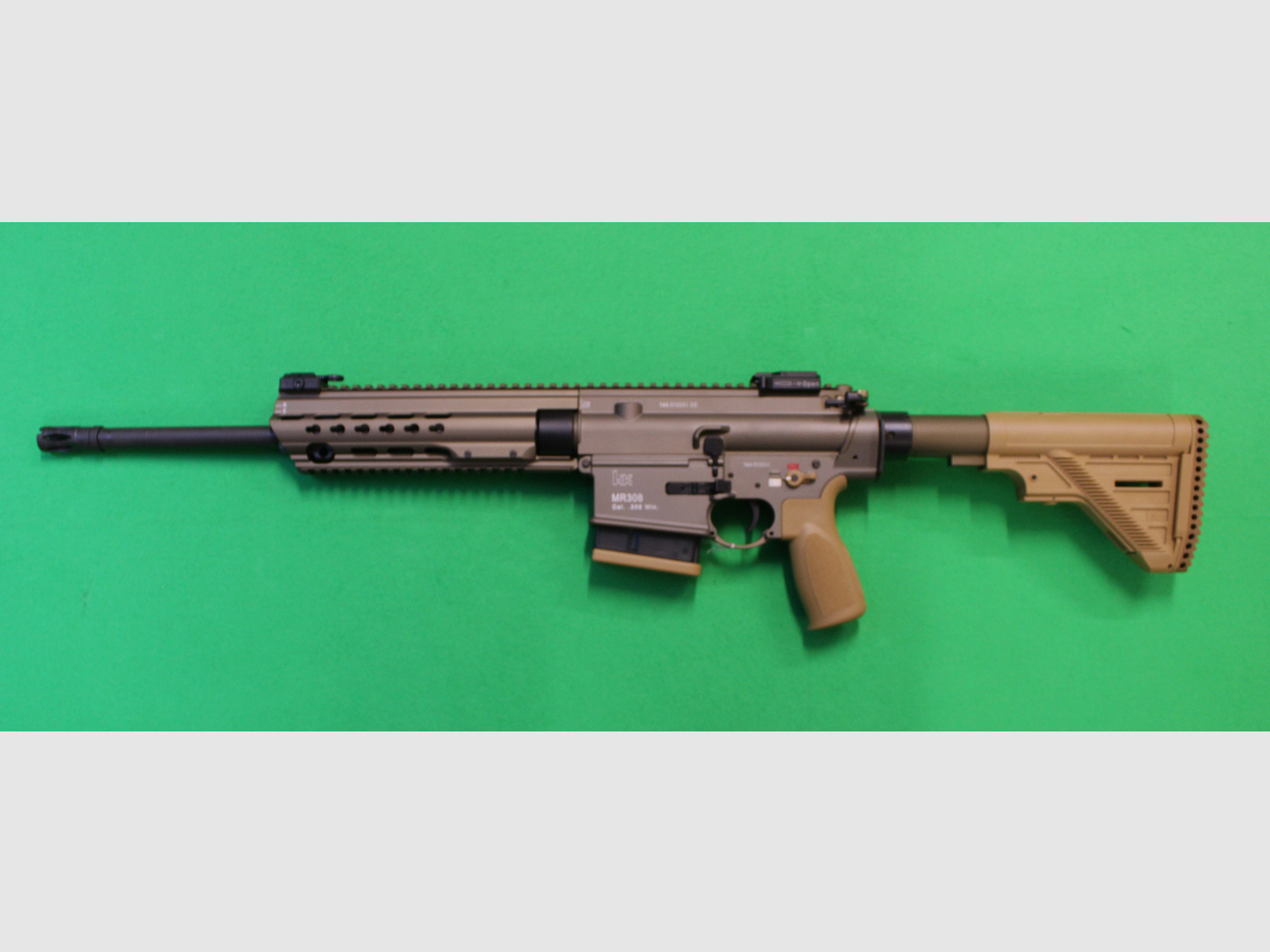 H&K MR308 RAL8000 Sand