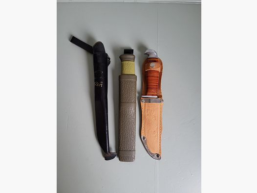 Hunting knife - Sweden - Finland - Signed - Design knife
