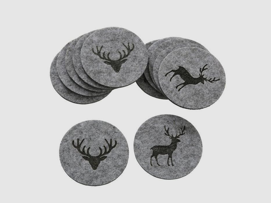 LivingActive Tjark Coaster 6 pcs. Set Light Grey