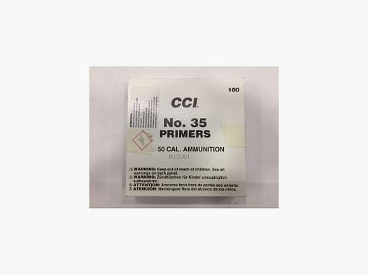 CCI35 ZÜNDHÜTCHEN SC100 FÜR 50BMG