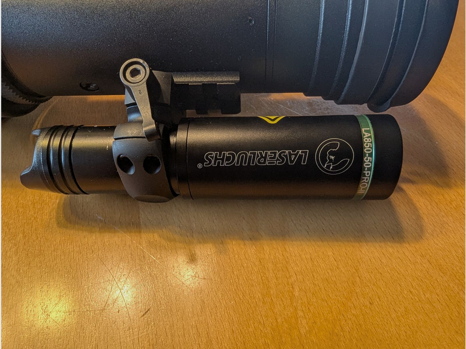 Nachtzichtadapter Dipol DN55XT groen met IR Straler Laserluchs