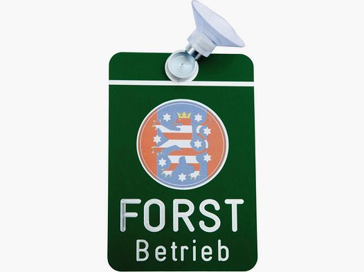 Magnet-Autoschild – "Forst Betrieb" Sachsen-Anhalt