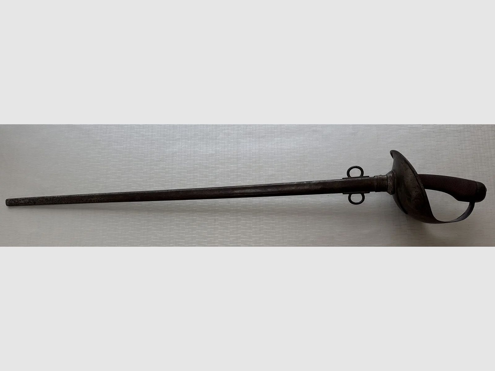 Originele Duitse Marine-Entersabel – Keizerlijke Marine ca. 1895–1915 – met originele metalen schede