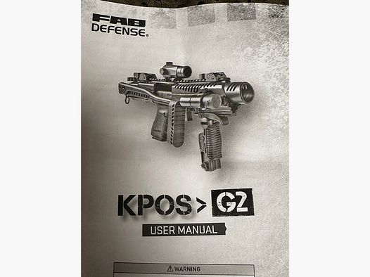 KPOS G2C SIG SAUER P320 FULLSIZE Anschlag Schaft