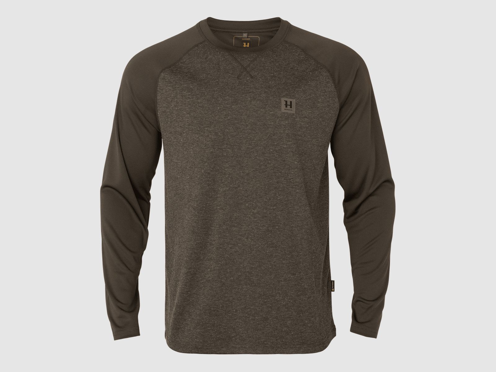 Härkila Kodiak CleverWool L/S T-shirt Uomo Verde Caccia Scuro XL