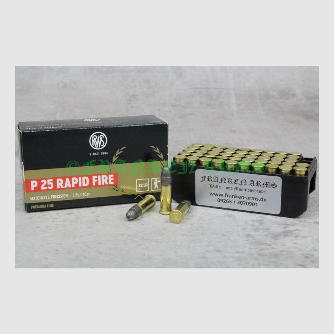 RWS P25 RAPID FIRE 50Stuks Staffelkortingen