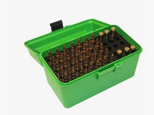 MTM Deluxe Munitiedoos 50 patronen Small Kaliber