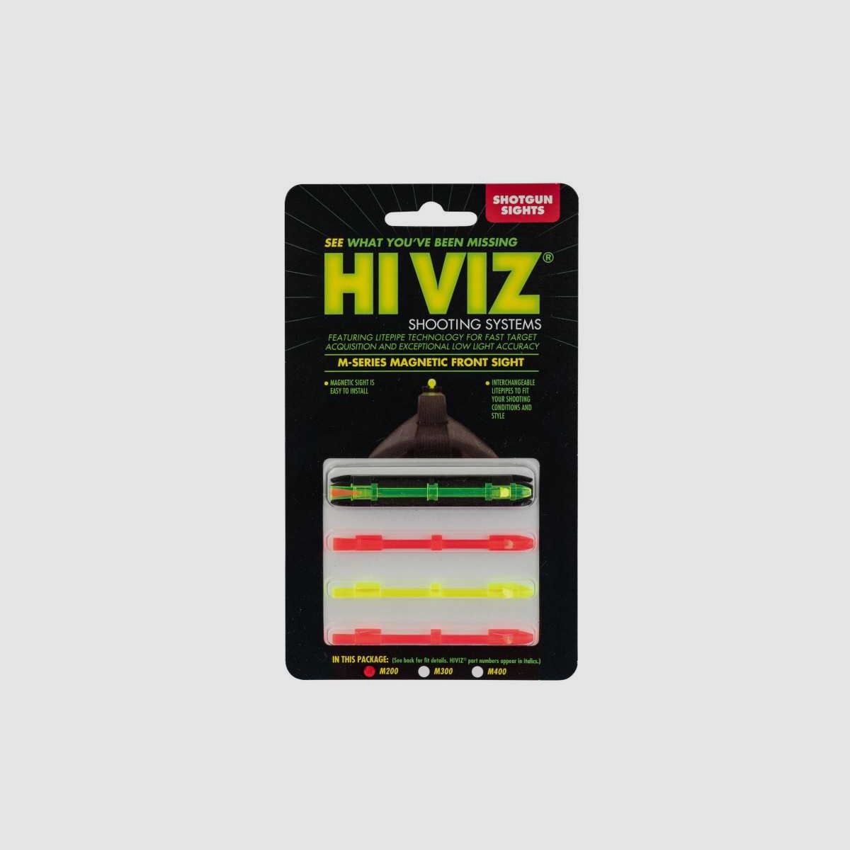 Magnetyczne przyrządy celownicze seria M - pasma 4,2 do 14,6 mm - Hi-Viz - Do pasa 4,2 do 6,5 mm - M200, zdjęcie 2 z 3