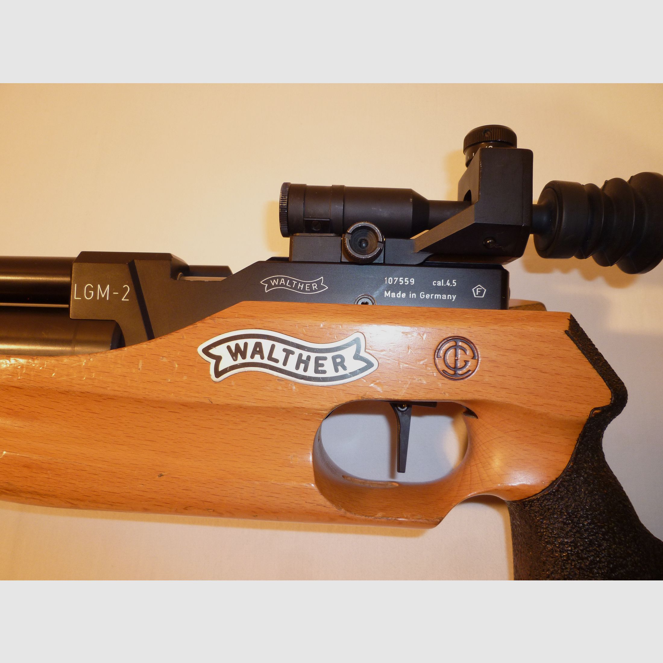 Match air rifle Walther LGM - 2 right / left youth rifle SN107559