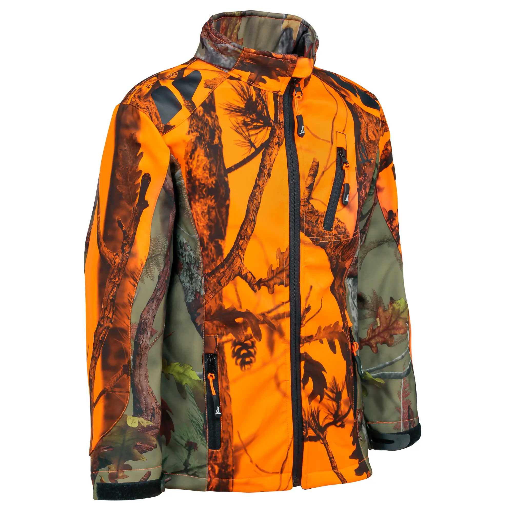 Percussion Kinder Jachtjack Softshell (Ghostcamo Blaze)
