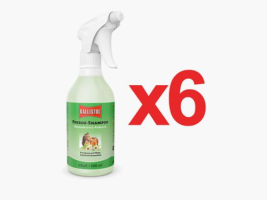 Shampoo for Horses Chamomile and Nettle – 500 ml from Ballistol in a box of 6 pcs.
