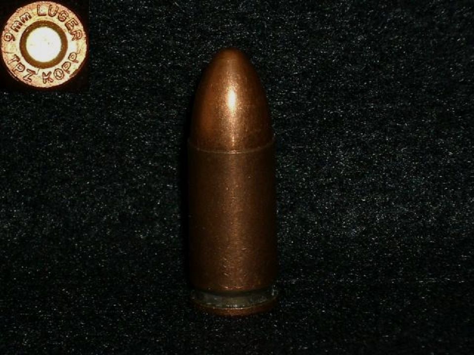 9 mm Para stalowa łuska Kopp