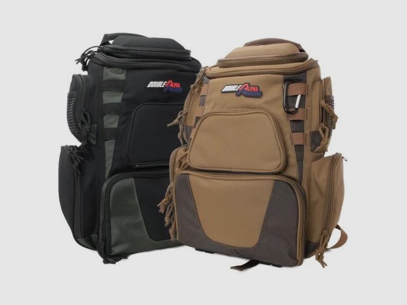Double Alpha Schießsporttasche Range Companion Backpack black/grey