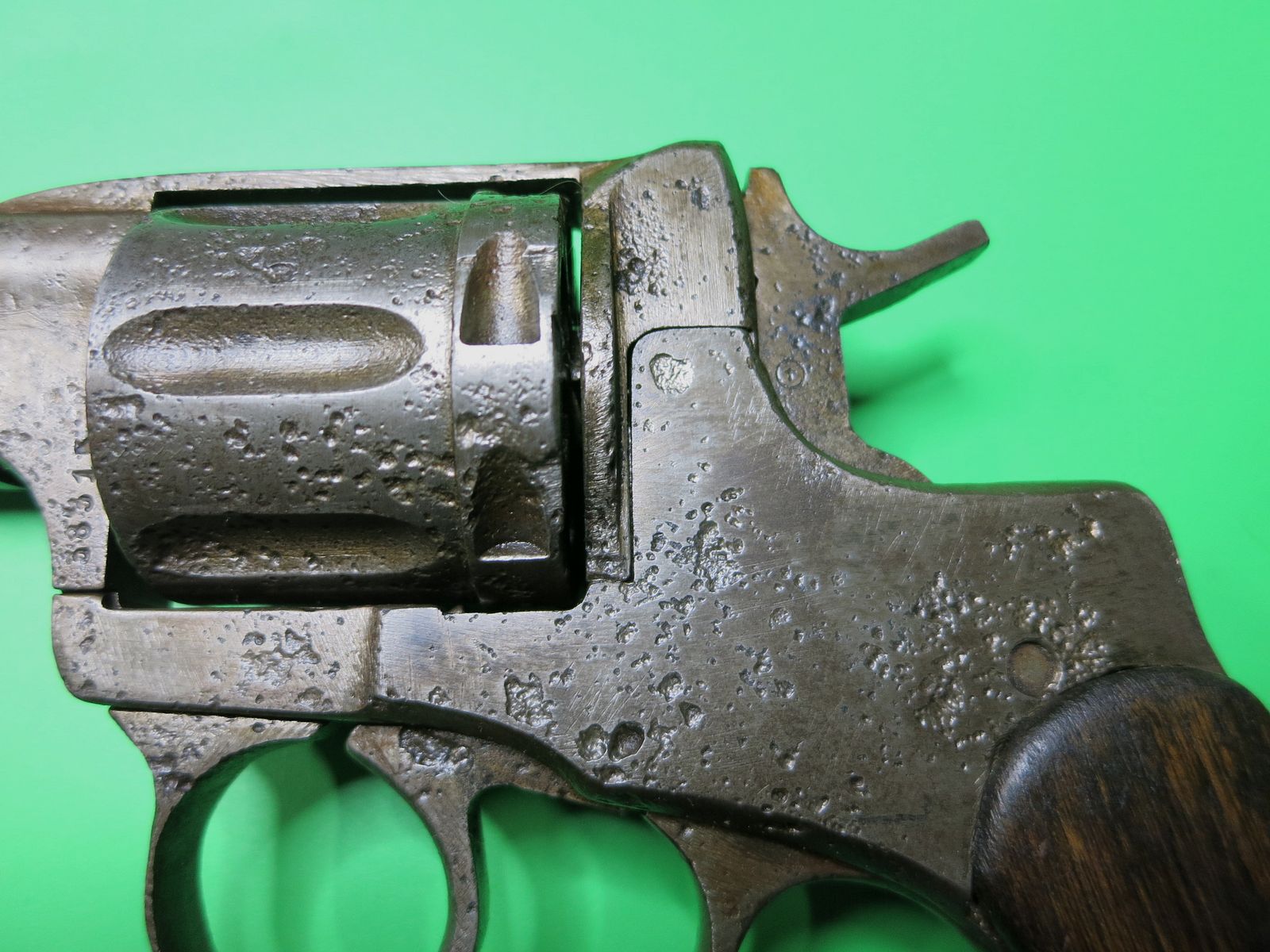 Revolver, Nagant M1895 revolver, absolute contemporary witness, water find, 7.62 x 38 mm R #81