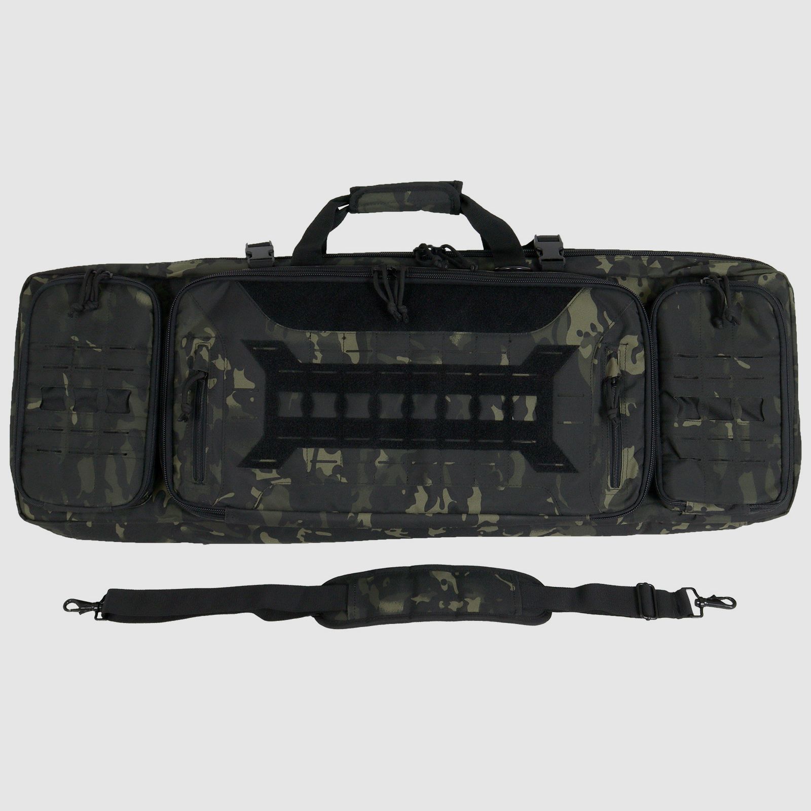 Double case for AR15/AR10 Tactical Rifle Case Camo