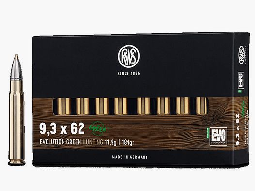 RWS 9,3x62 Evo Green 11,9g - 184gr
