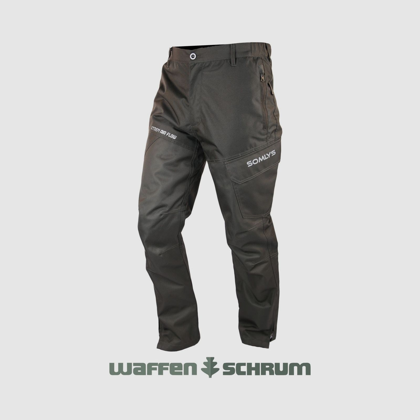Somlys Pantalones de espinas Fuseau reforzado EVO verde oliva