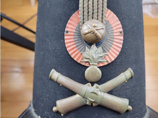 Beau Shako d&rsquo;Officier d&rsquo;Artillerie – Modèle 1846 Période 2de République – Vers 1848/1852 – Modèle rare – TBE