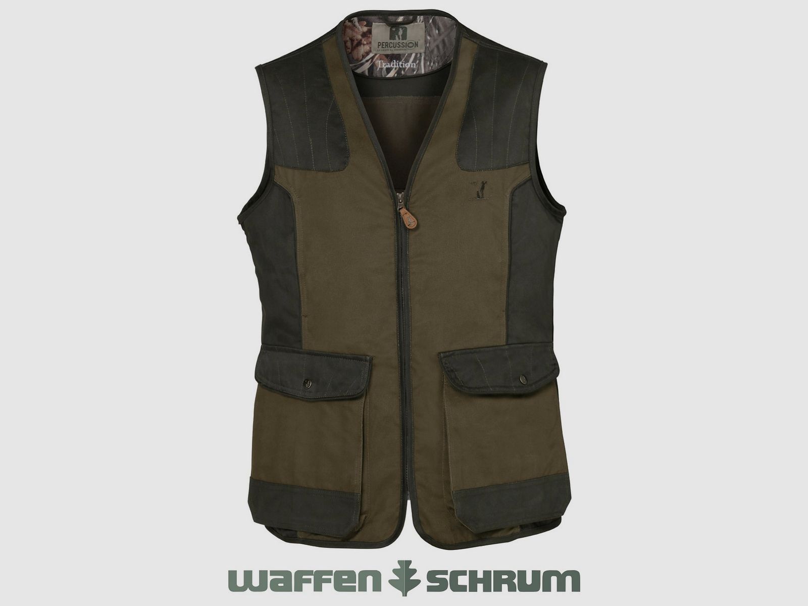 Percussion Schießweste Tradition Khaki