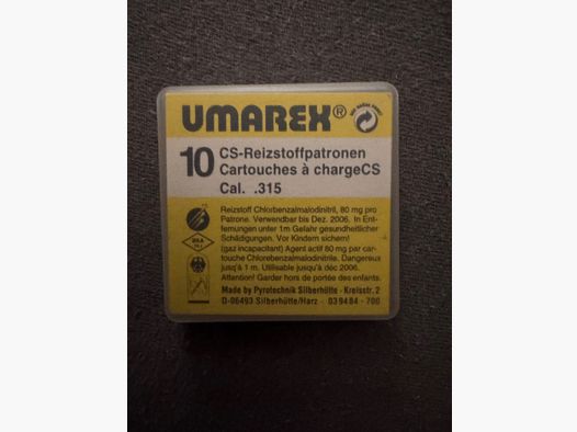 Super Selten .315 CS Gas Patronen Werden nicht mehr produziert.