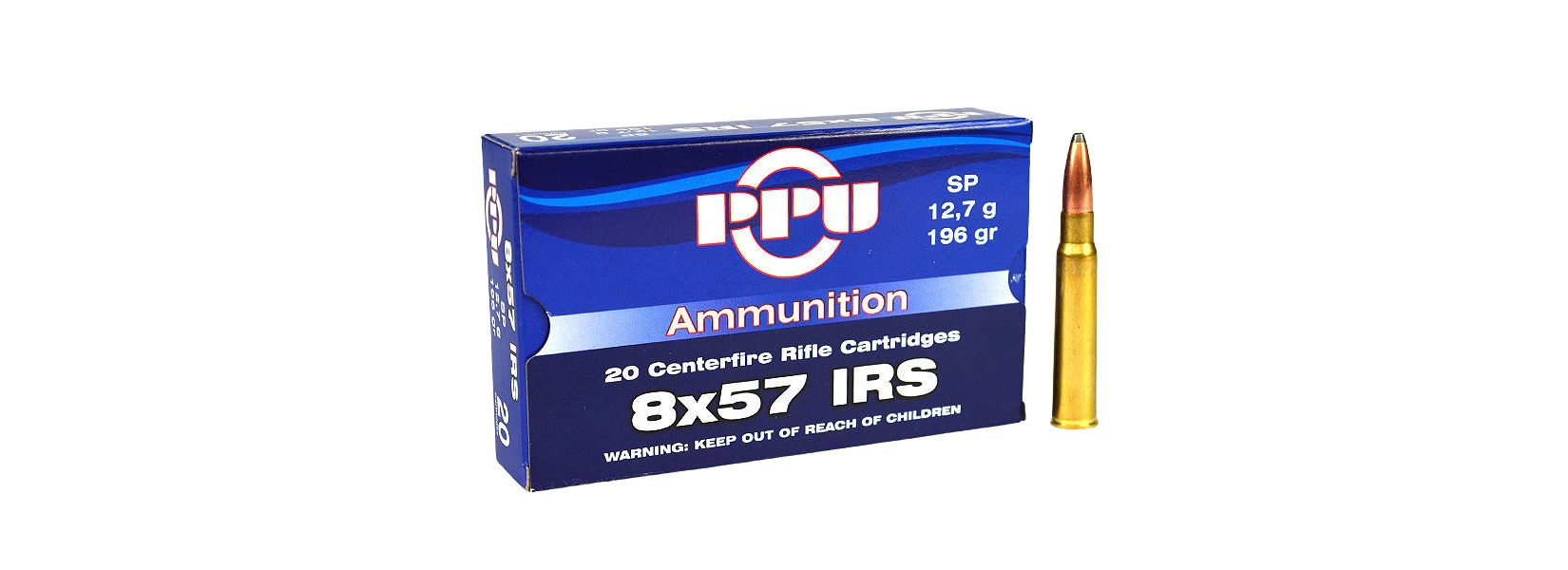 Prvi Partizan PPU 8 x 57 IRS TM 196 grs 20 Schuss
