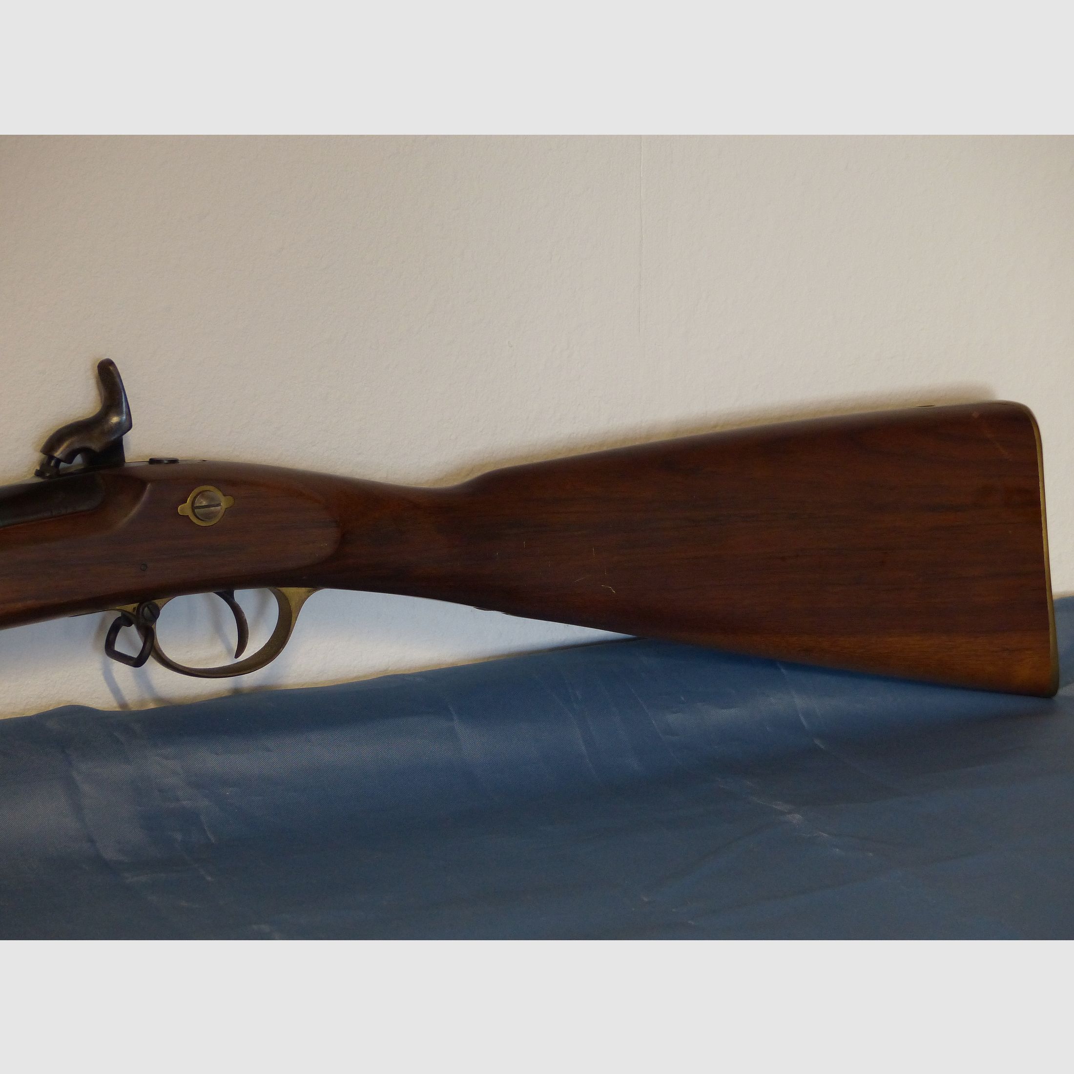 Vorderlader Perkussion Enfield Gewehr 1853 3 Band Büchse Armi San Paolo Brescia Italien Cal. .58 vintage