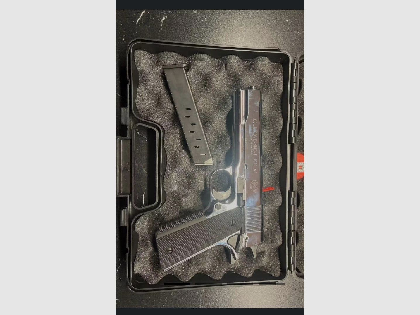 Colt 1911 Chrome Schreckschuss , Bild 3 von 3