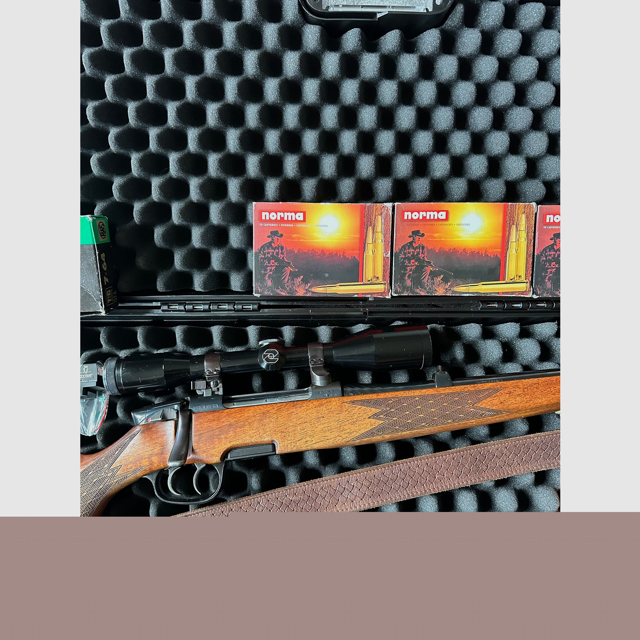 Steyr Mannlicher Modell M – Jachtgeweer met Duitse trekker, incl. Zeiss ZF, Docter Sight & munitie