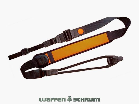 Sangle de fusil Niggeloh chasse au sanglier néoprène orange
