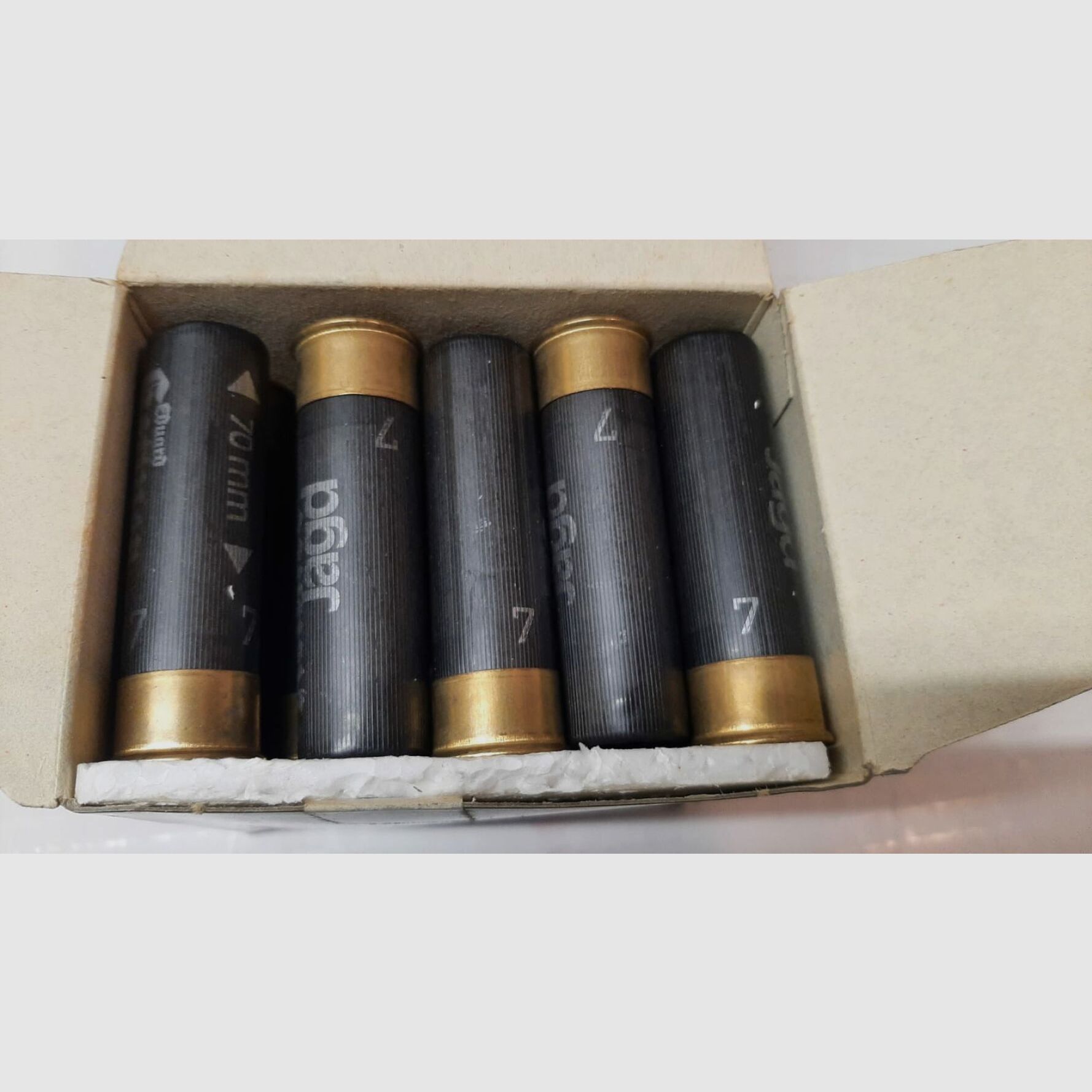 Schrot Munition 20/70 2,7mm Konvolut 100 Schuss