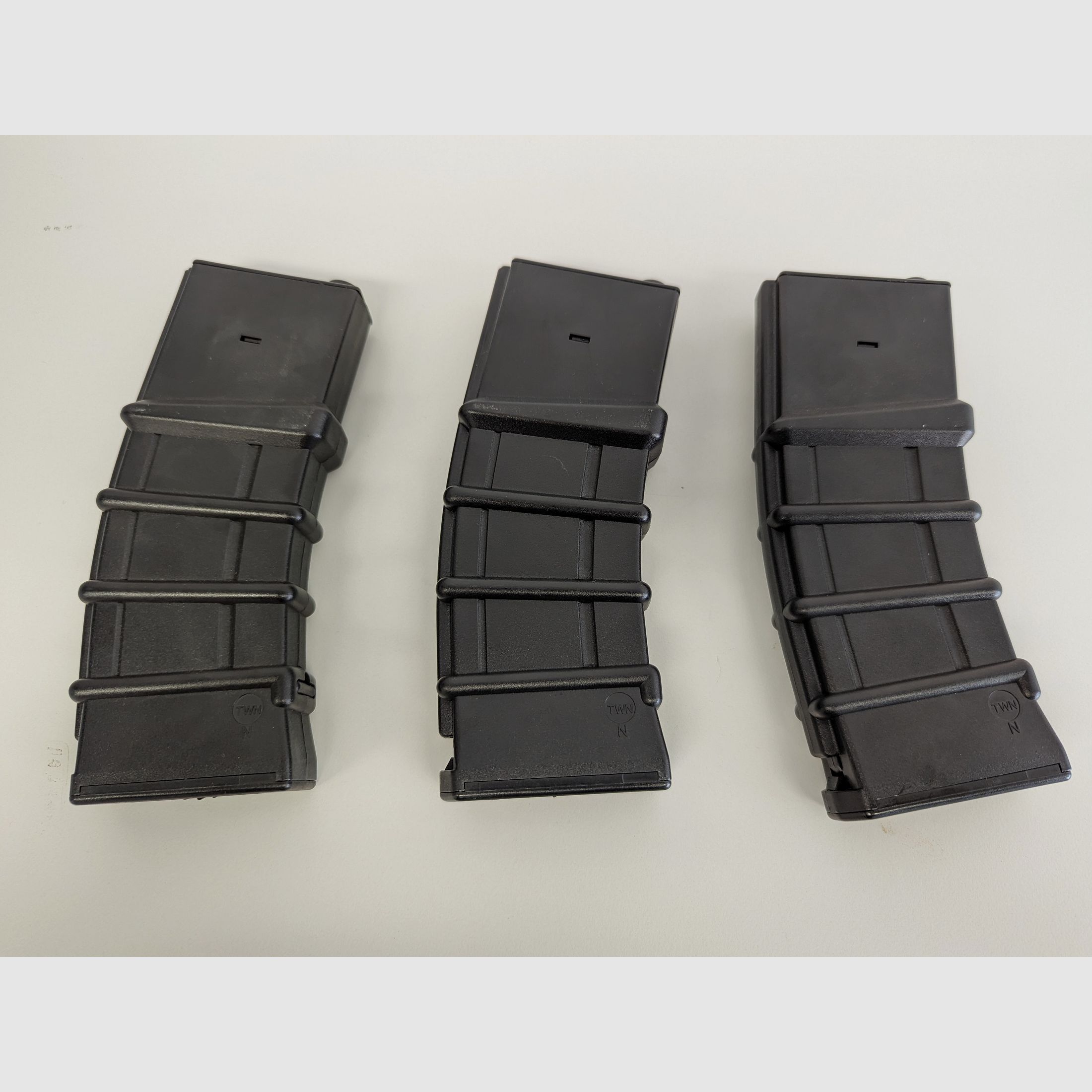 3x Airsoft G&G M4 / M16 Thermold Magazin Hi-Cap 450 Schuss schwarz