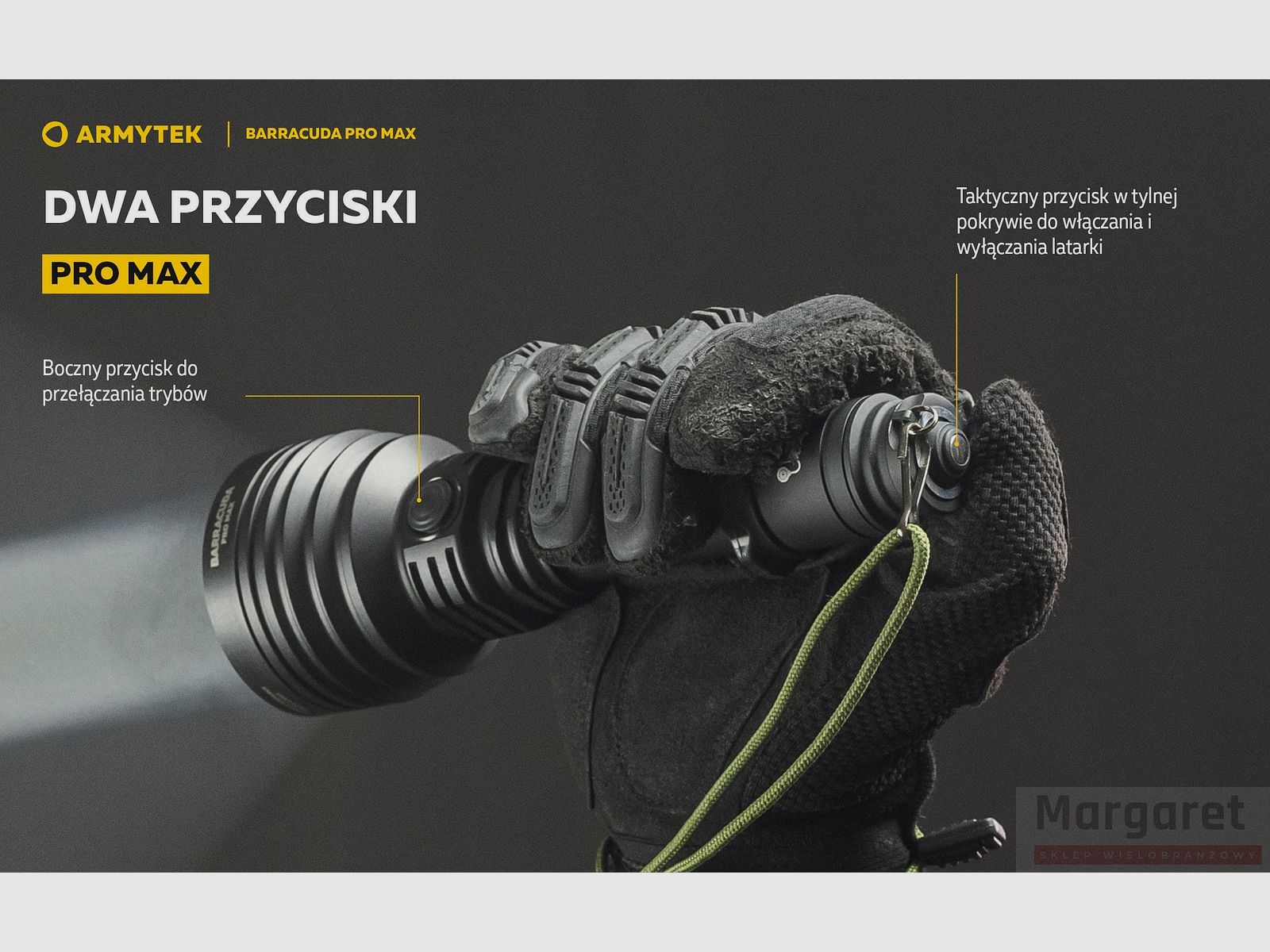 ARMYTEK BARRACUDA PRO MAX 2800 lm – 1000 Meter Reichweite, Bild 8 von 8