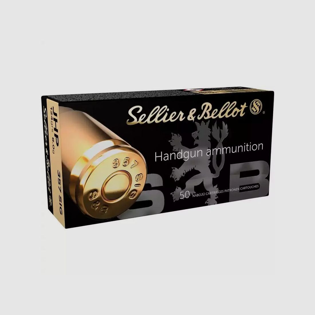 Munition S&B .357SIG JHP 124grs