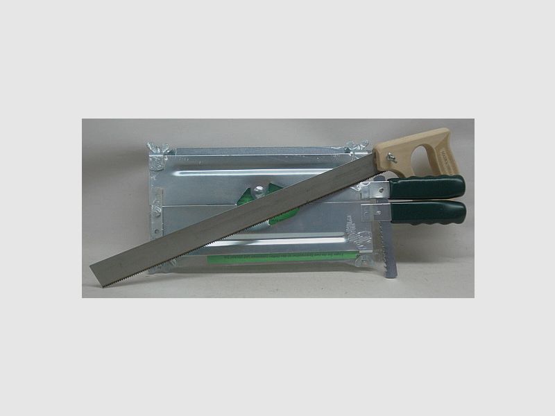 Gehörnsäge mit Handsäge - mit Holzgriff