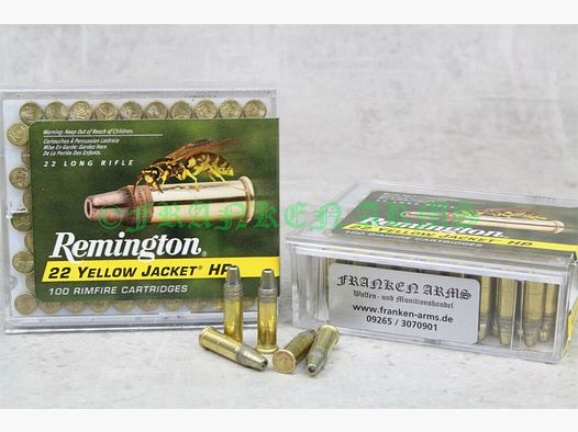 Remington Yellow Jacket .22 l.r. 33gr. 2,14g 100 pezzi prezzi all'ingrosso