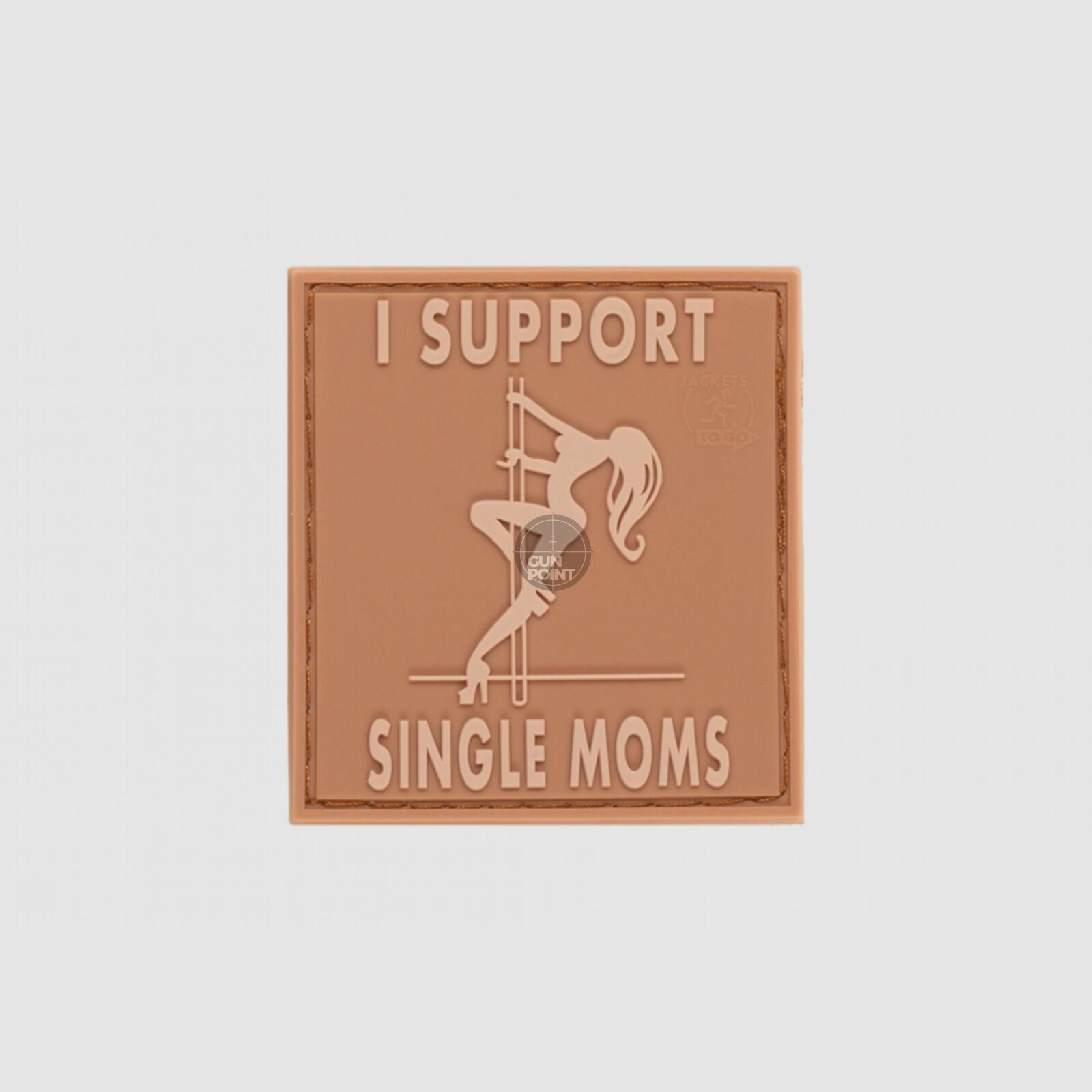 I Support Single Mums Rubber Patch