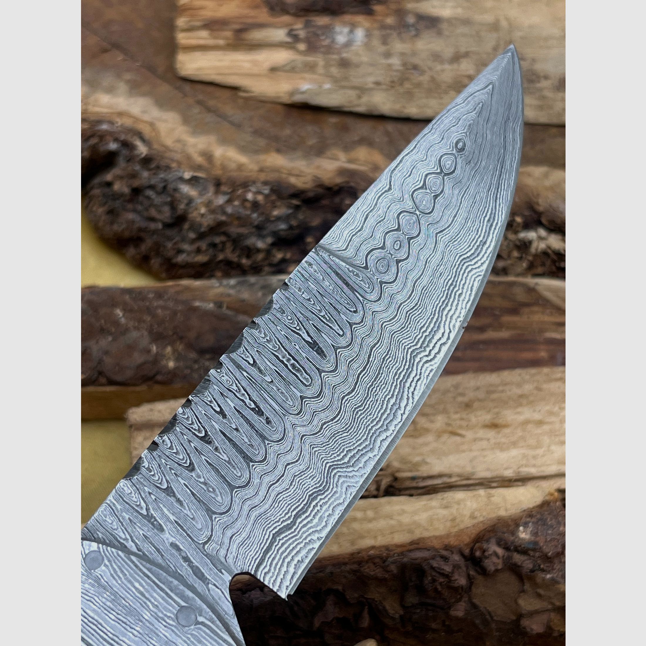 Jagdmesser Damaststahl 