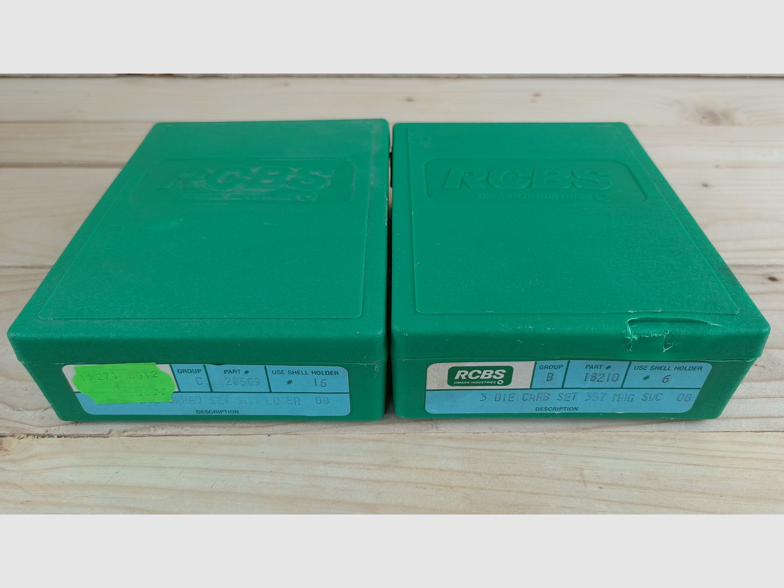 RCBS Set completo Rock Chucker, .357 Magnum e 9mm Luger *set top*