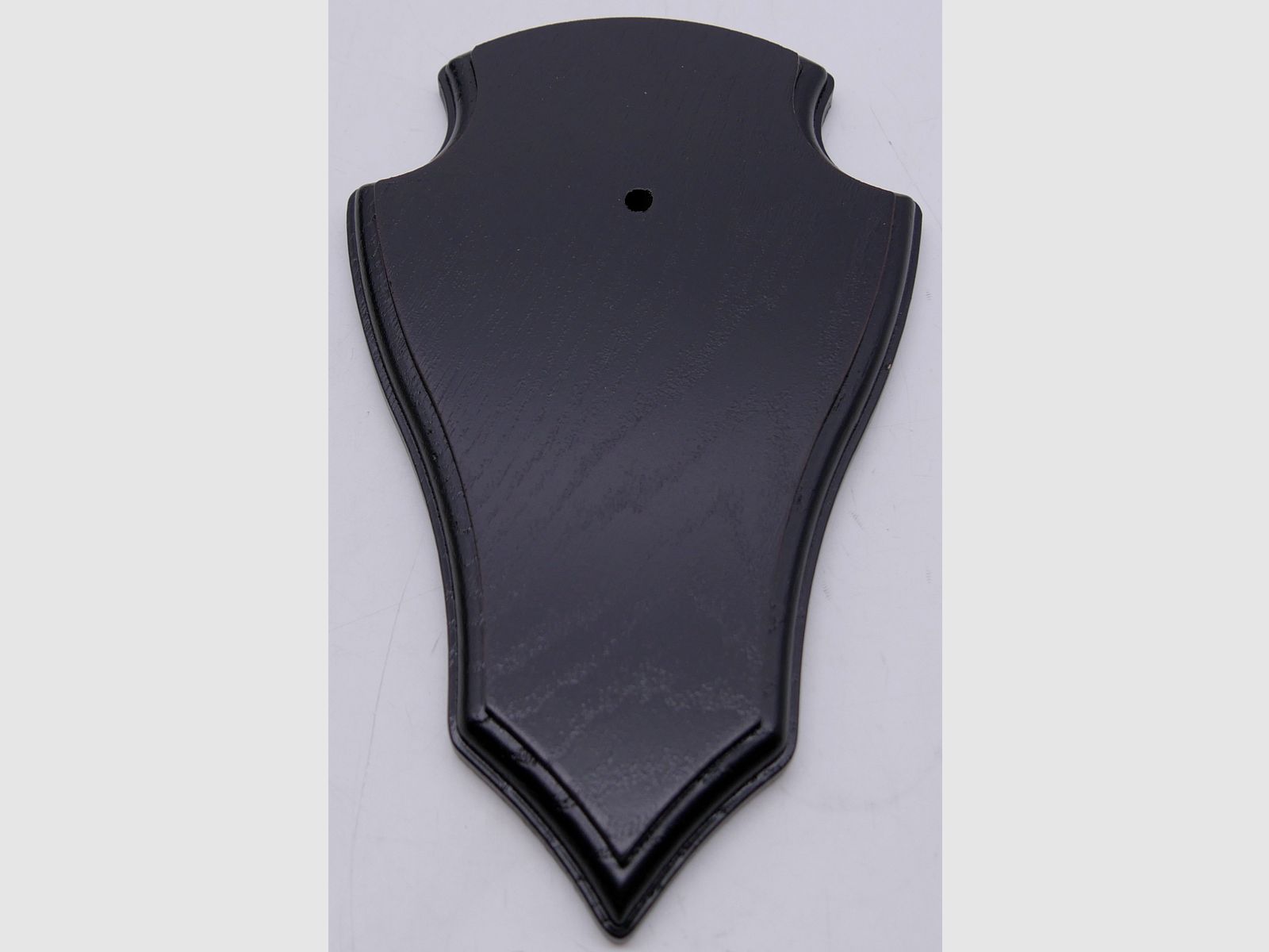 Wappenschilder für Rehtrophäen Doppelfräsung aus Eichenholz dunkel 18x11cm