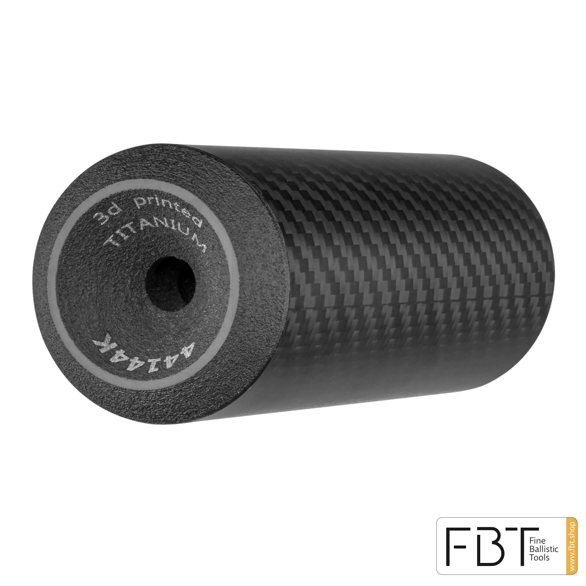 Schalldämpfer INCA AIR K44Ti für Waffen | Kurzversion 3D Druck Titan-Carbon Silencer, Bild 2 von 4