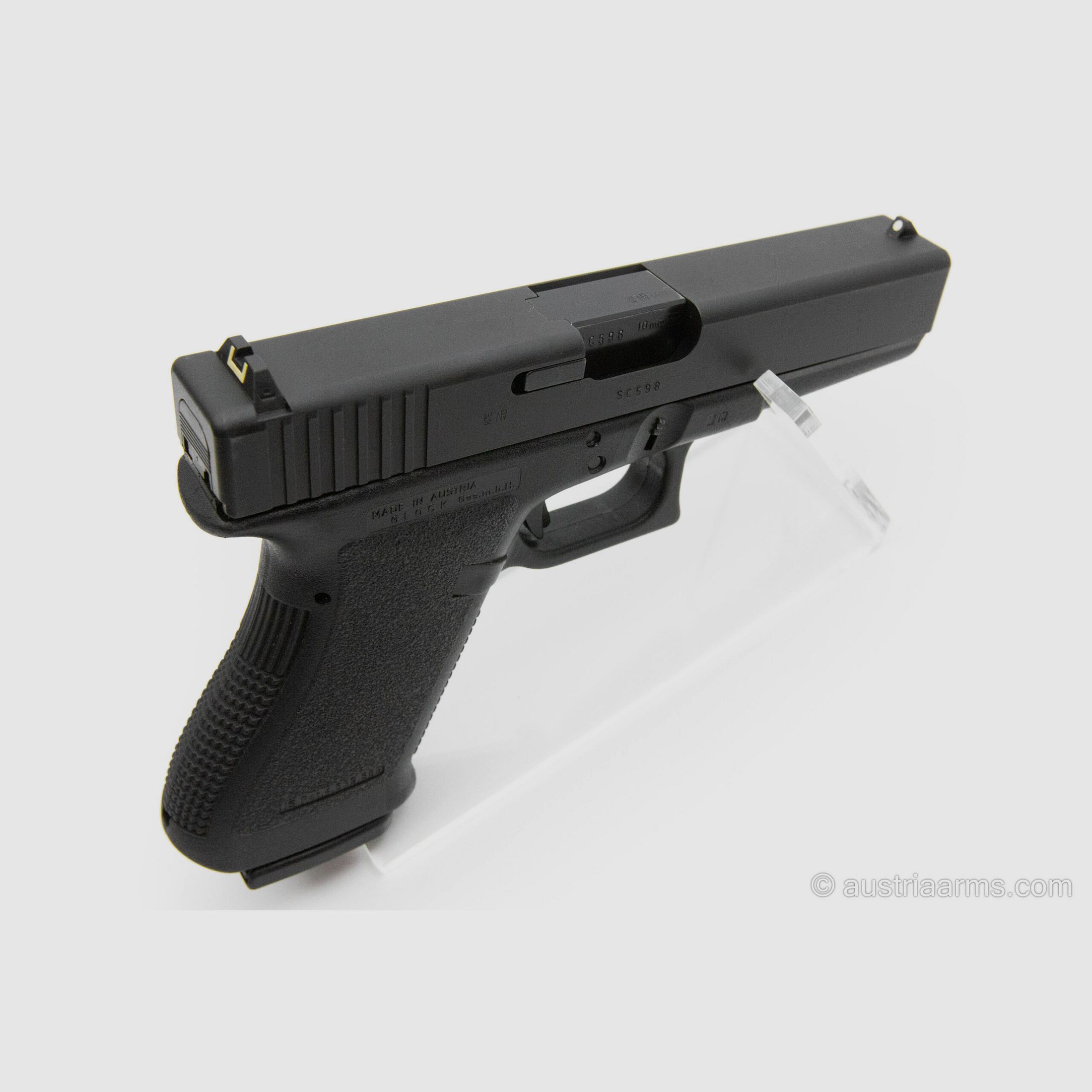 Glock 20, Gebrauchtwaffe im Neuzustand, 10 mm Auto, Bild 3 von 4